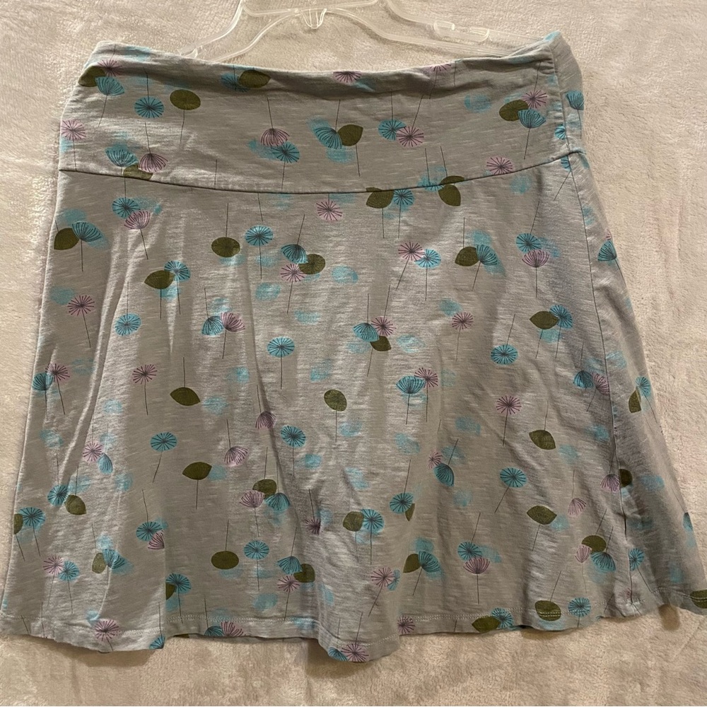 Horny Toad Skirt Women’s Large Gray Floral Aline